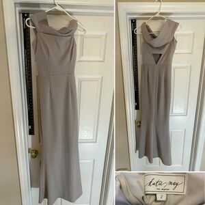Katie May Taupe Sleeveless Dress